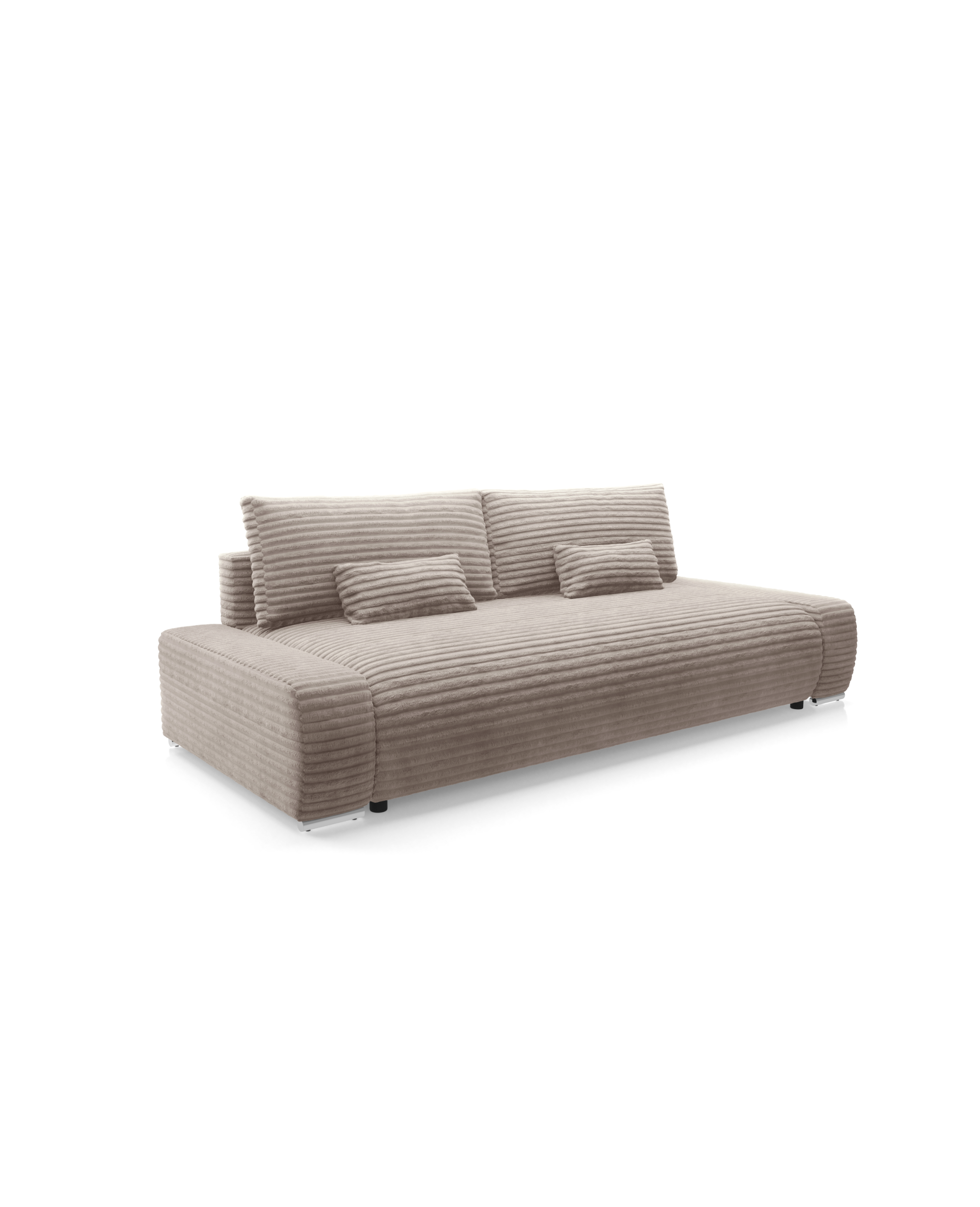 Sofa ROLLY z pojemnikiem na pościel tkanina sztruks