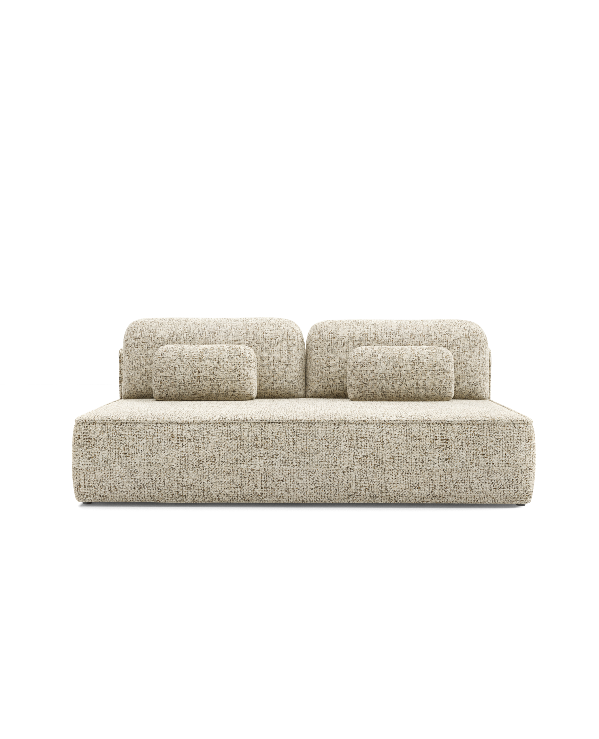 Sofa do małych pomieszczeń BALDAI - funkcja spania, pojemnik, 211 cm szerokości