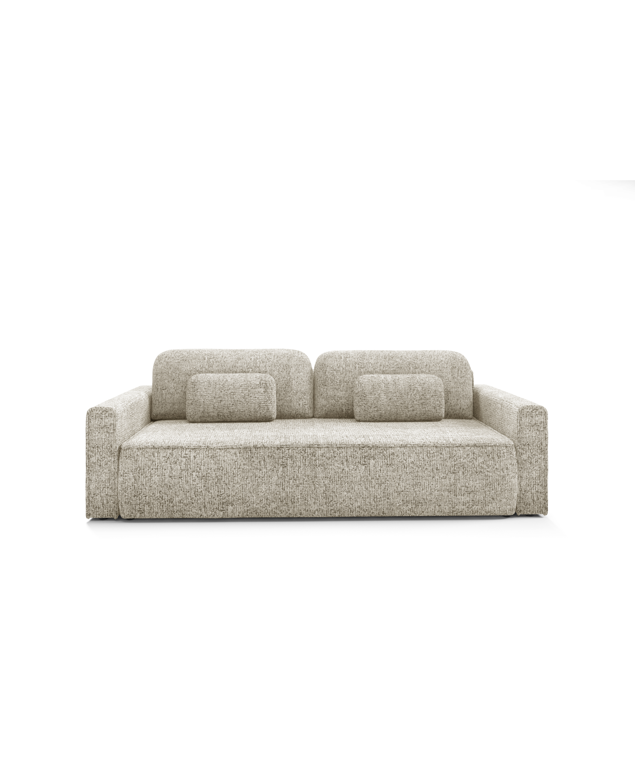 Sofa BALDAI z bokami - funkcja spania, pojemnik, 236 cm szerokości